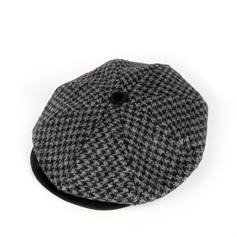 GREVI BLACK, DARK GRAY, GRAY WOOL HAT | MENS SIZE L